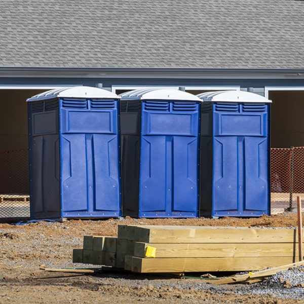 what is the cost difference between standard and deluxe portable toilet rentals in Tice FL